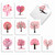 Love Trees, Assorted Set Of 20 Printed Valentine's Day Notecards - AM3185VDG