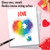 Jigsaw Hearts, Jumbo Valentine's Day Greeting Card - J3181HVDG Jigsaw Hearts, Jumbo Valentine's Day Greeting Card - J3181HVDG