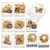 Rustic Fall, Assorted Set Of 20 Printed Halloween Notecards - AM3373HWG