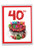 Big Day - 40, Extra Large Milestone Anniversary Greeting Card - J7060EMAG Big Day - 40, Extra Large Milestone Anniversary Greeting Card - J7060EMAG