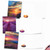 Blooming Sunsets, Assorted Set Of Blank Notecards - AM9263OCB