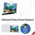 Multi Porpoises, Assorted Set Of 10 Printed Blank Notecards - AM6643OCB