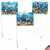 Multi Porpoises, Assorted Set Of 10 Printed Blank Notecards - AM6643OCB