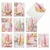 Pastel Noel, Assorted Set Of 10 Printed Blank Notecards - AM6714XSB