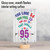 Age Equation-95, Printed Milestone Birthday Greeting Card - C9424MBG