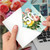 Floating Numbers - 50, Printed Milestone Birthday Greeting Card - C9457CMBG Floating Numbers - 50, Printed Milestone Birthday Greeting Card - C9457CMBG