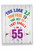 Age Equation-55, Jumbo Milestone Birthday Greeting Card - J9419MBG-US