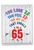 Age Equation-65, Extra Large Milestone Birthday Greeting Card - J9421MBG-US