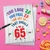 Age Equation-65, Extra Large Milestone Birthday Greeting Card - J9421MBG-US