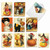 Vintage Pumpkins, Assorted Set Of Halloween Notecards - AM9561HWG Vintage Pumpkins, Assorted Set Of Halloween Notecards - AM9561HWG