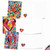 Colorful Hearts, Assorted Set Of Blank Notecards - AM9267OCB