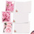 Pink Roses, Assorted Set Of Printed Blank All Occasions Notecards - AM10311OCB-B2x10