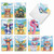 Animal's Day Off, Assorted Set Of Printed Birthday Notecards - AM6670BDG-B2x10