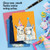 Personality Llamas, Assorted Set Of Printed Birthday Notecards - AM7036BDG-B2x10