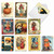 Vintage Pumpkin Kids, Assorted Set Of Printed Halloween Notecards - AM10187HWG-B2x10