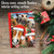 Merry Christmas To Zoo - Horses, Printed Christmas Greeting Card - C6652AXS