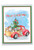 Red Pickup Puppies - Tree, Extra Large Christmas Greeting Card - J10190AXSG-US