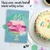 Number Cake 45, Printed Milestone Birthday Greeting Card - C10123MBG