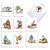 Holiday Bird Buddies, Assorted Set Of Printed Christmas Notecards - AM10785XSG-B2x10