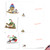 Holiday Bird Buddies, Assorted Set Of Printed Christmas Notecards - AM10785XSG-B2x10