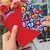 Colorful Heart Patterns - Multi Hearts, Printed Valentine's Day Greeting Card - C10551AVDG