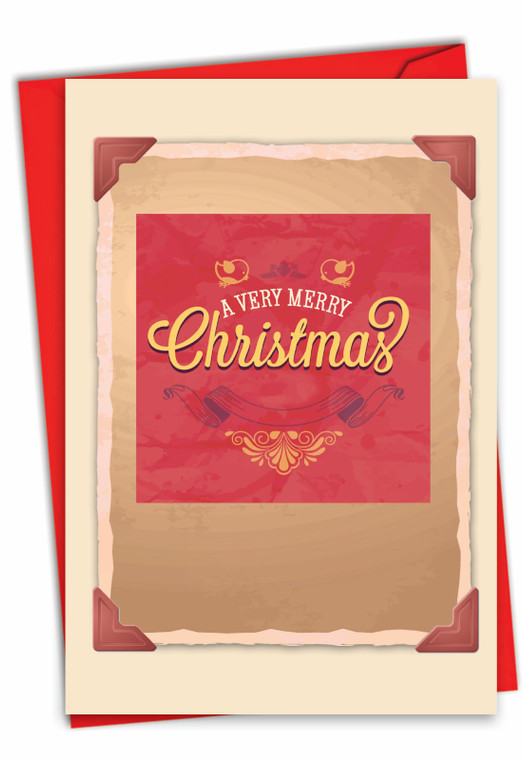 Christmas Redux, Printed Christmas Greeting Card - C6015FXS