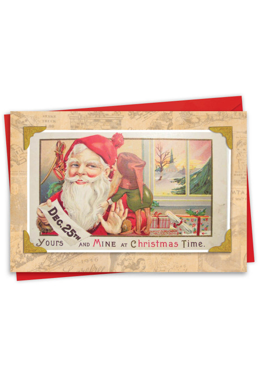 Christmastime Rhymes, Printed Christmas Greeting Card - C9976AXS