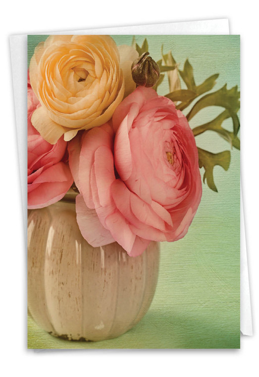 Full Blooms, Printed Get Well Greeting Card - C6553GGWG