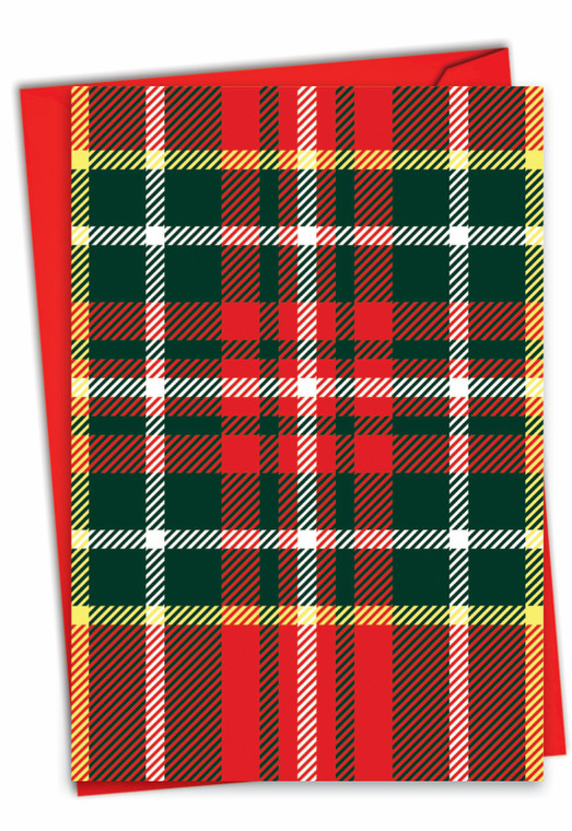 Highland Holiday, Printed Christmas Greeting Card - C6016EXSG