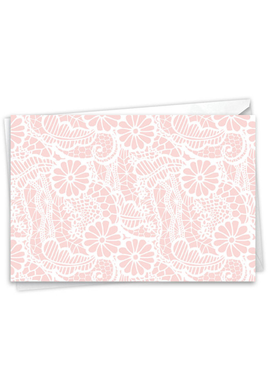 Lacy Days, Printed Thank You Greeting Card - C6560ETYG