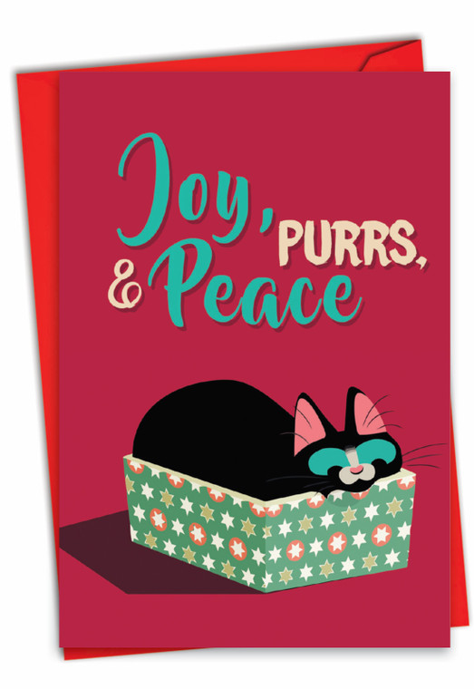 Merry Pets, Printed Blank Greeting Card - C6737DXS
