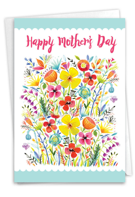 Garden Delights, Printed Mother's Day Greeting Card - C6562GMDG
