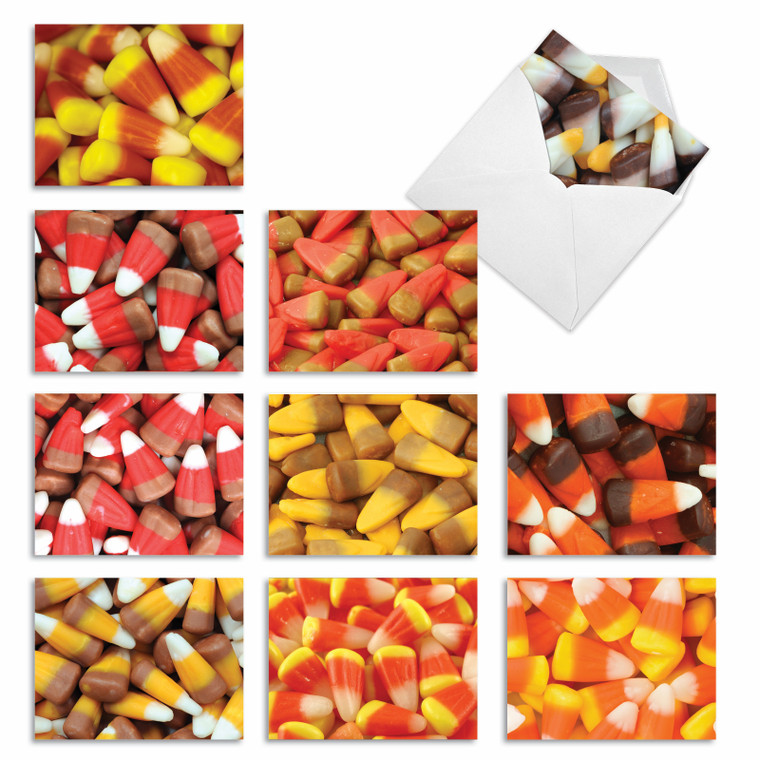 Corny Candies, Assorted Set Of Halloween Notecards - AM6003HWG