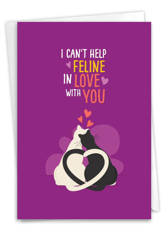 Catty Cards, Printed Anniversary Greeting Card - C6558DANG