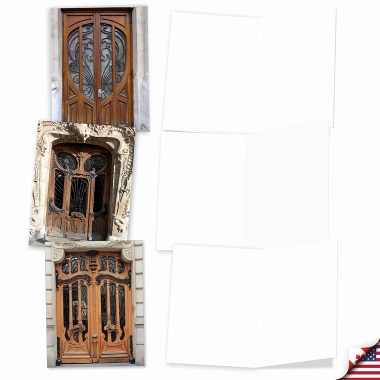 10 Blank Note Cards Boxed (4 x 5.12 Inch