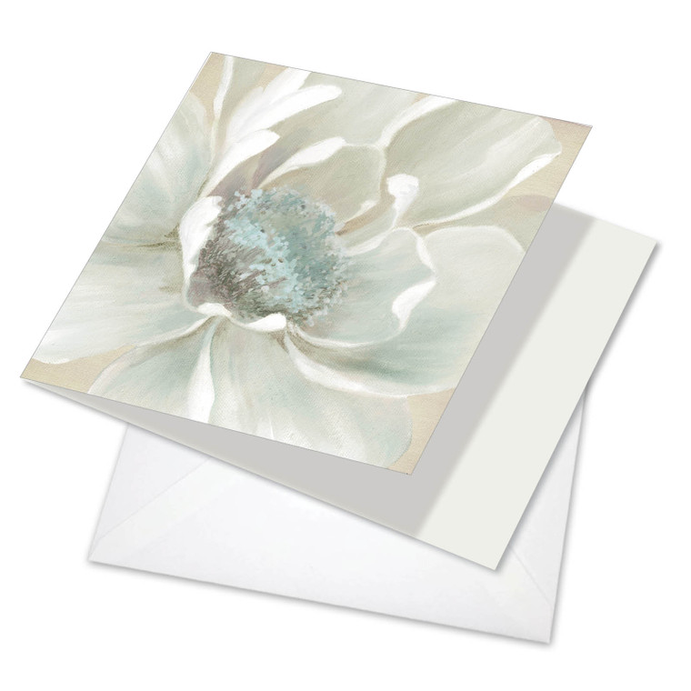 Peaceful Petals, Printed Square-Top Sympathy Greeting Card - CQ4611DSMG
