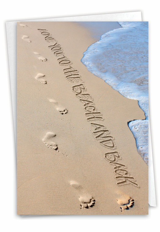 Life's A Beach, Printed Blank Greeting Card - C6328EOCB