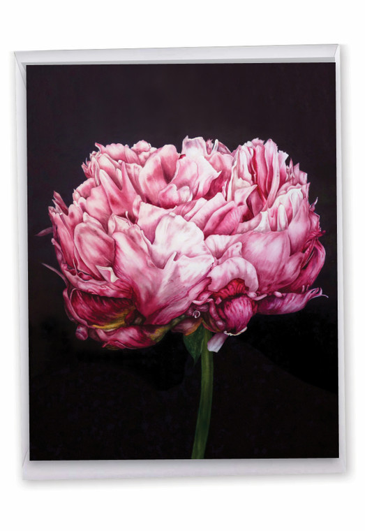 Precious Peonies, Extra Large Thank You Greeting Card - J6279ATYG