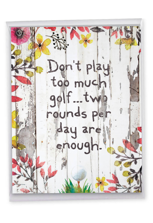 Blooming Driftwood, Extra Large Retirement Greeting Card - J6108IRTG-US