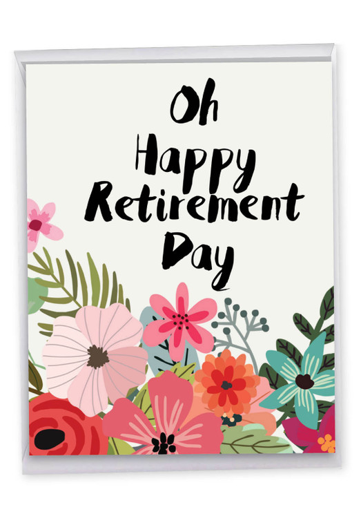 Optimisms, Jumbo Retirement Greeting Card - J6631GRTG-US
