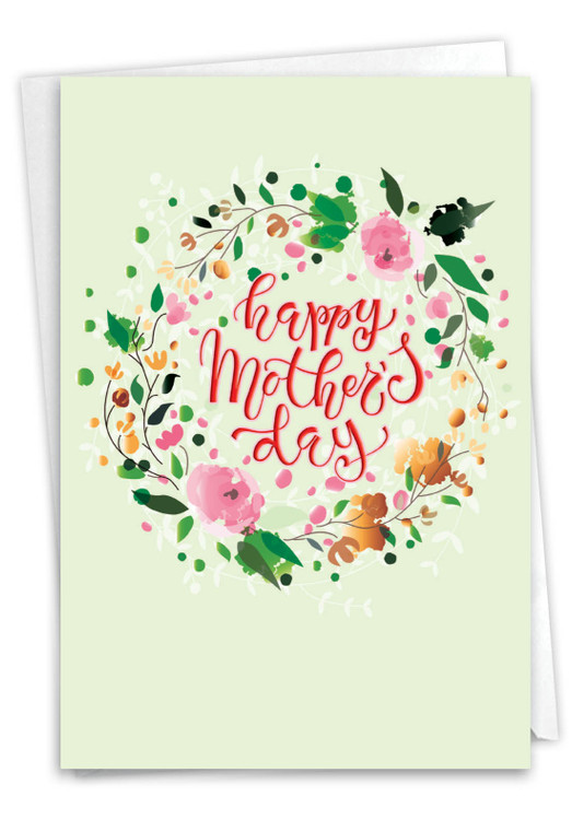 Watercolor, Printed Mother's Day Greeting Card - C3484MDG