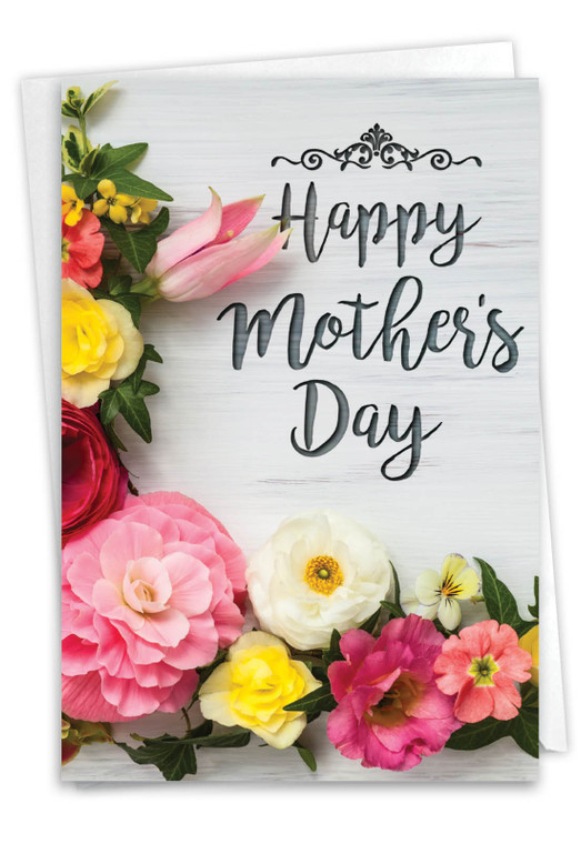 Mother's Day Blooms, Printed Mother's Day Greeting Card - C3524MDG
