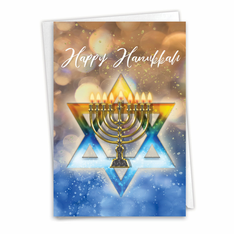 Festival Of Lights, Printed Blank Greeting Card - C3687AHK