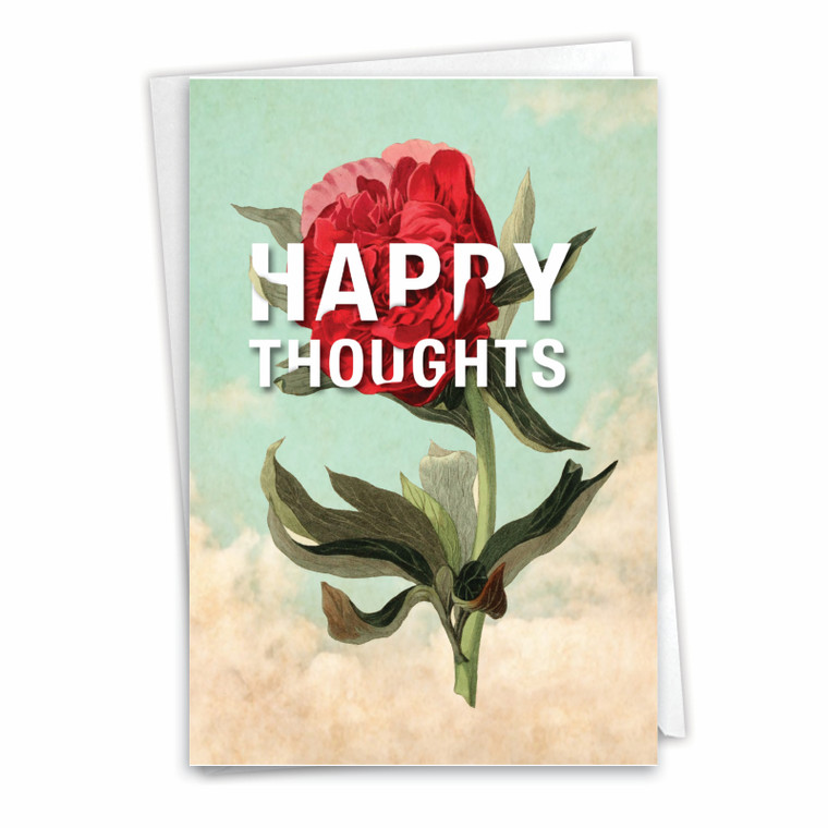 Timely Thoughts - Happy Thoughts, Printed Blank Greeting Card - C3696AFRB