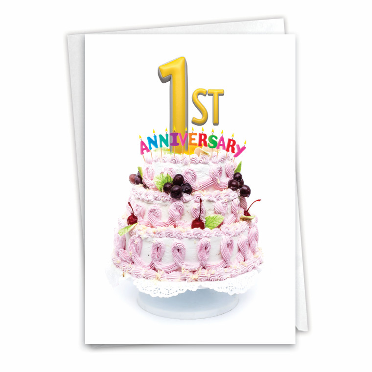 Big Day - 1, Printed Milestone Anniversary Greeting Card - C7060MMAG