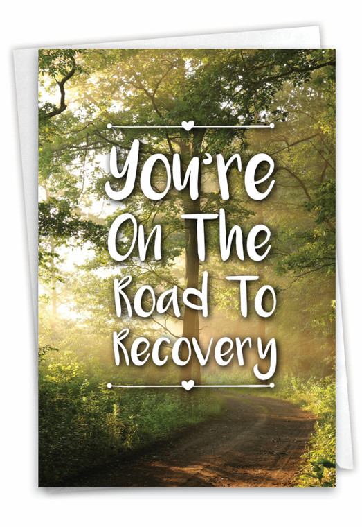 Road To Recovery, Printed Recovery Greeting Card - C9133AAAG