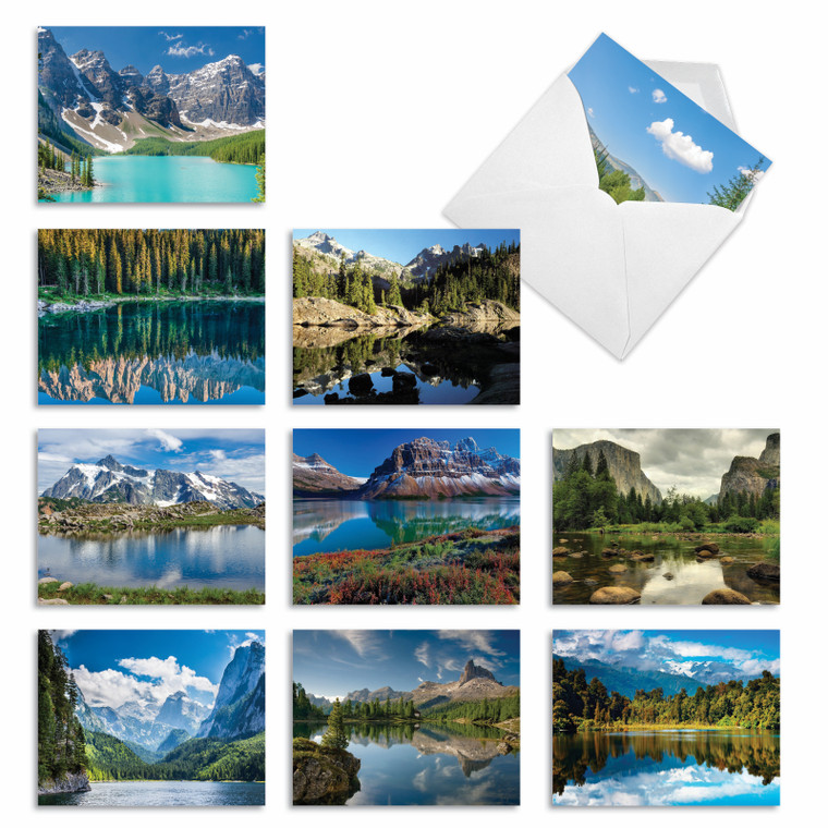 Reflections, Assorted Set Of Blank Notecards - AM1728OCB