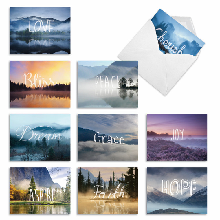 Wordscapes, Assorted Set Of Blank Notecards - AM6581OCB