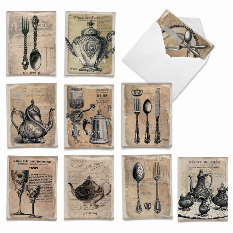 Timeless Tabletop, Assorted Set Of Blank Notecards - AM4191OCB