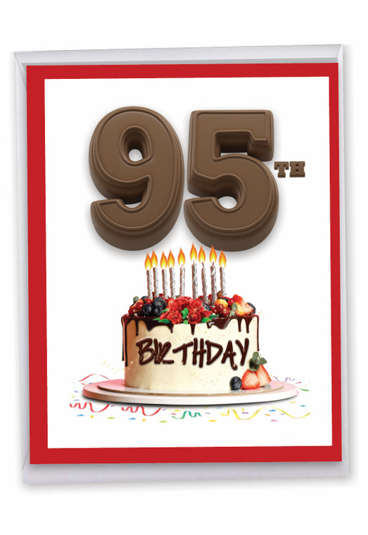 Big Day 95, Jumbo Milestone Birthday Greeting Card - J7060SMBG